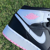 Nike Air Jordan 1 Mid Arctic Pink Black