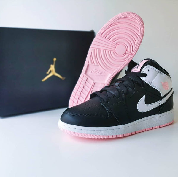 Nike Air Jordan 1 Mid Arctic Pink Black