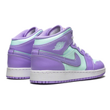 AIR JORDAN 1 MID PURPLE AQUA - Designer Supplier 