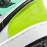 AIR JORDAN 1 MID PASTEL BLACK TOE - Designer Supplier 