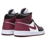 AIR JORDAN 1 MID SE BLACK DARK BEETROOT (W) - Designer Supplier 