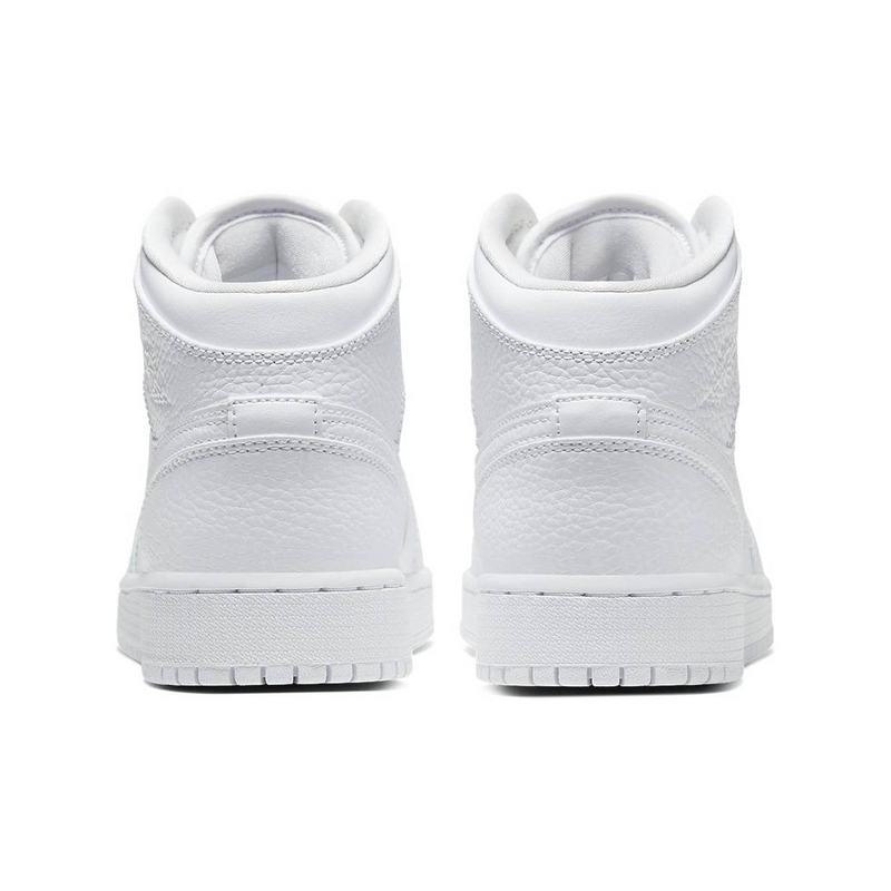 AIR JORDAN 1 MID TRIPLE WHITE - Designer Supplier 