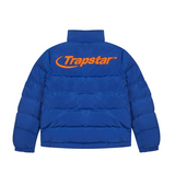 Hyperdrive Puffer Jacket - Blue/Orange - Designer Supplier 