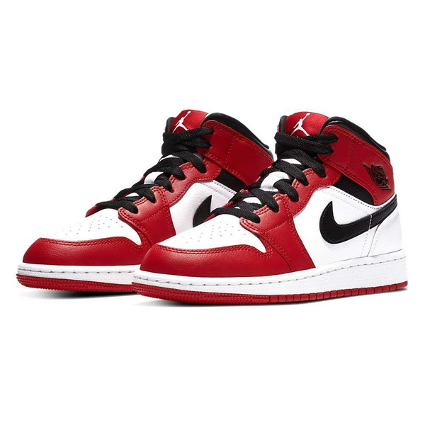 AIR JORDAN 1 MID CHICAGO WHITE TOE 2020 - Designer Supplier 