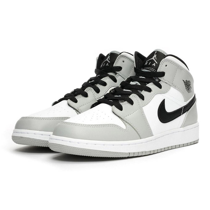 AIR JORDAN 1 MID LIGHT SMOKE GREY - Designer Supplier 