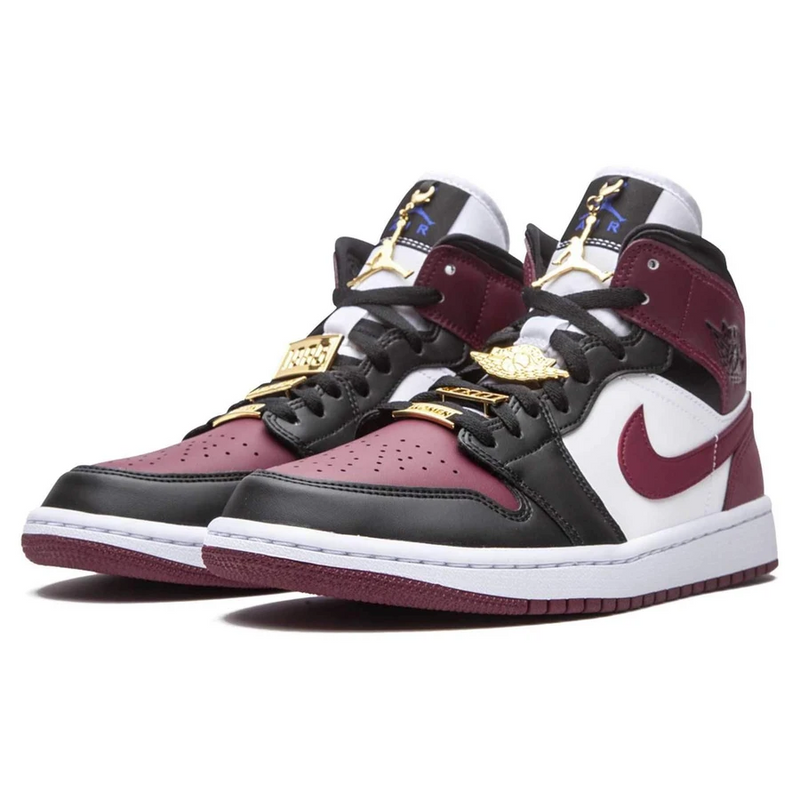 AIR JORDAN 1 MID SE BLACK DARK BEETROOT (W) - Designer Supplier 