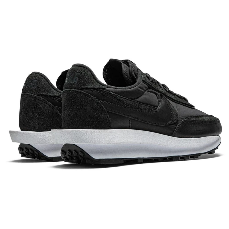 NIKE LD WAFFLE SACAI BLACK NYLON - Designer Supplier 