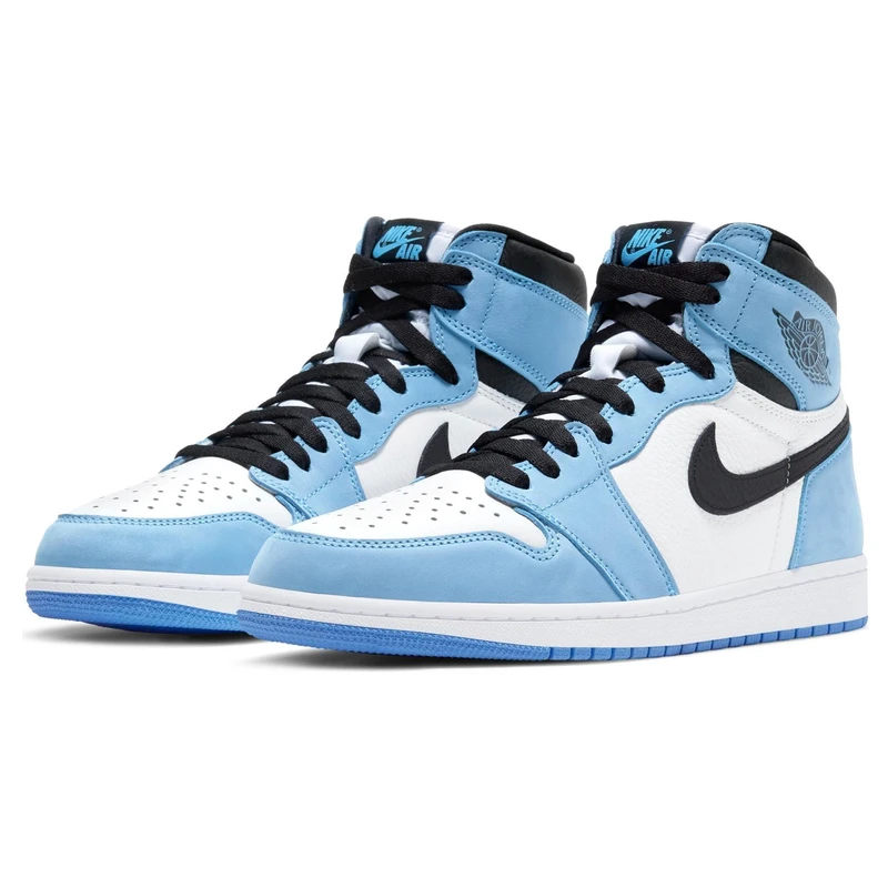 AIR JORDAN 1 RETRO HIGH WHITE UNIVERSITY BLUE - Designer Supplier 