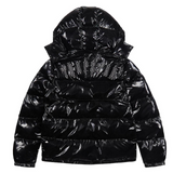 Trapstar Irongate Detatchable Hooded Puffer Jacket - Shiny Black