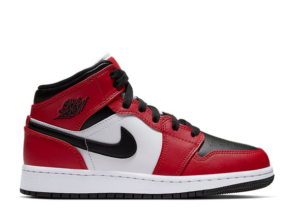 AIR JORDAN 1 MID CHICAGO BLACK TOE - Designer Supplier 