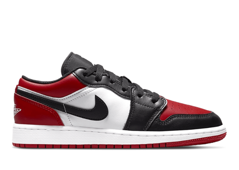 AIR JORDAN 1 LOW BRED TOE - Designer Supplier 