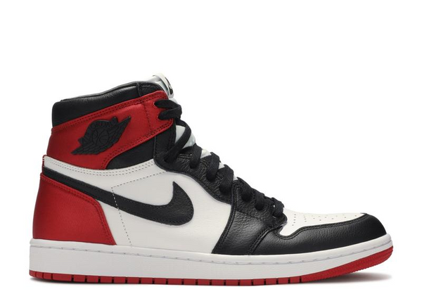 AIR JORDAN 1 RETRO HIGH SATIN BLACK TOE (W) - Designer Supplier 