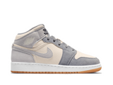 Nike Air Jordan 1 Mid Coconut Milk Particle Grey