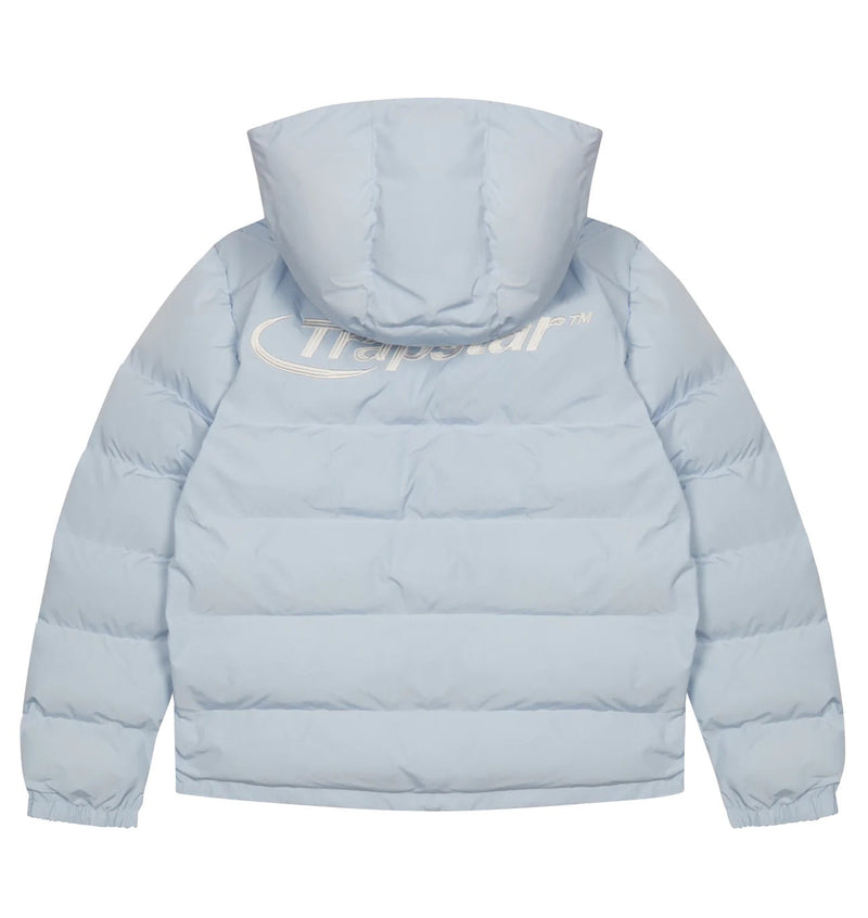 Trapstar Hyperdrive Detachable Hooded Puffer Jacket Ice Blue (2022)