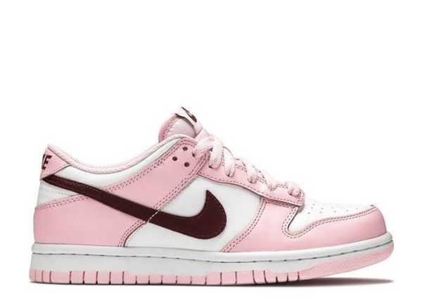 NIKE DUNK LOW PINK RED WHITE - Designer Supplier 