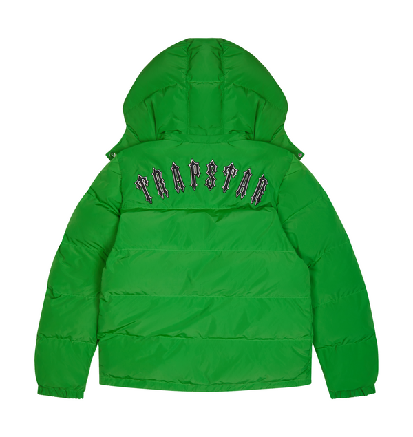 Trapstar Irongate Detachable Hooded Puffer Jacket - Green