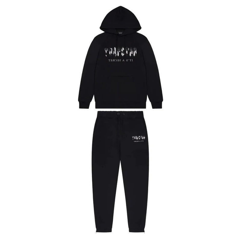 Trapstar Black/White Camo Chenille Decoded Tracksuit