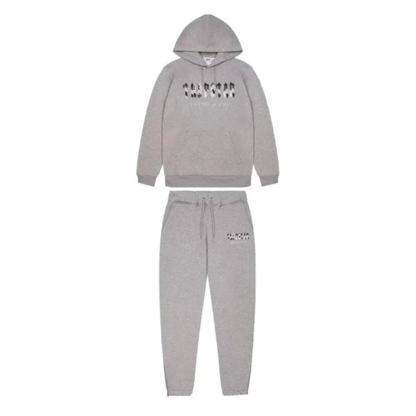 Trapstar Grey/White Camo Chenille Decoded Tracksuit