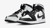 Nike Air Jordan 1 Mid Homage Split Black White (W)