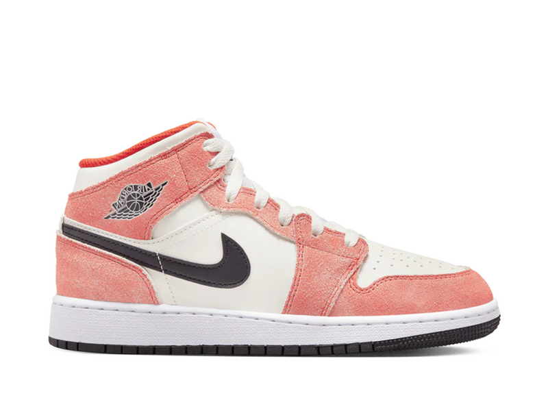 Nike Air Jordan 1 Mid Orange Suede