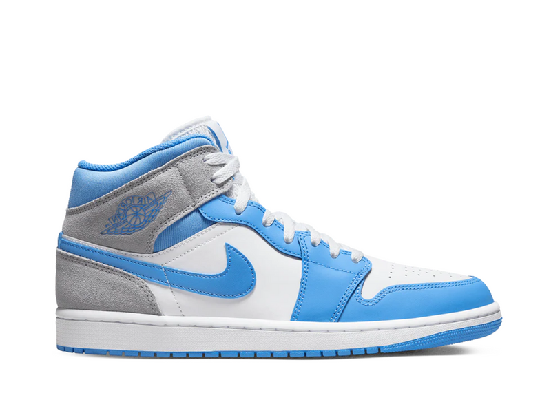 Nike Air Jordan 1 Mid University Blue Grey