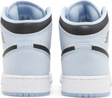 Nike Air Jordan 1 Mid White Ice Blue (GS)