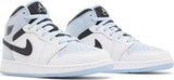 Nike Air Jordan 1 Mid White Ice Blue (GS)