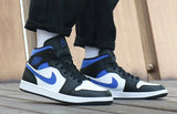 Nike Air Jordan 1 Mid White Black Royal Racer Blue