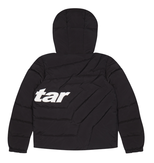 Trapstar Hyperdrive Hooded Puff Puffer - Black/White