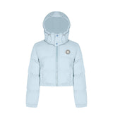 Trapstar Women's Irongate Detachable Hooded Puffer Jacket - Ice Blue