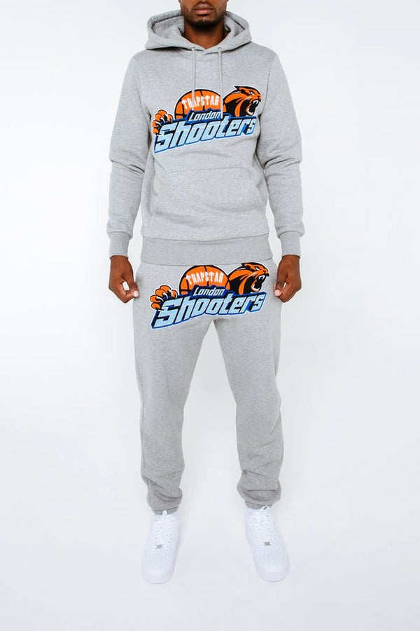 Trapstar Shooters Hoodie Tracksuit - Grey