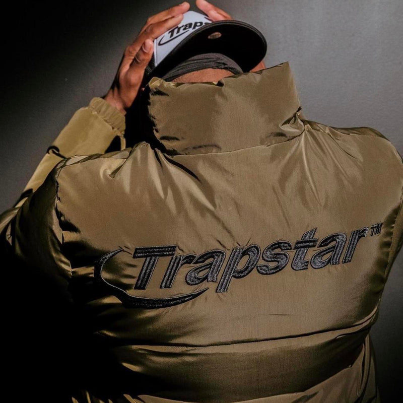 Trapstar Hyperdrive Puffer Jacket - Olive Green