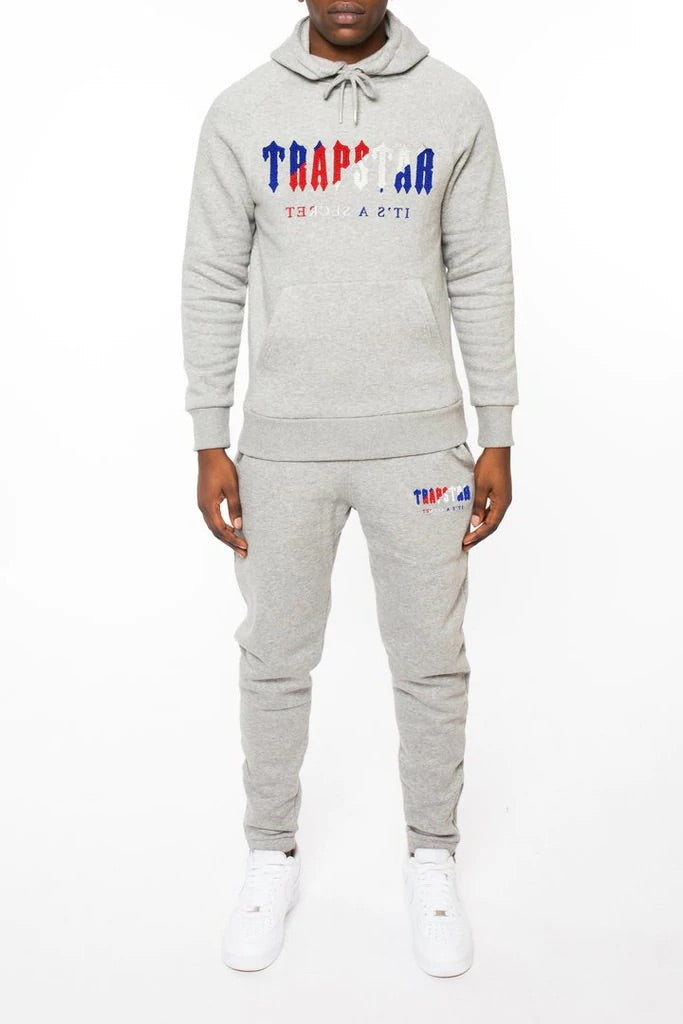 Trapstar Chenille Decoded Tracksuit - Grey Revolution Edition