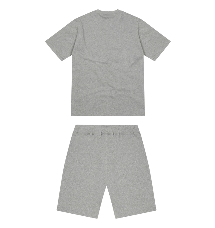 Trapstar Chenille Decoded Short Set - Grey/Green