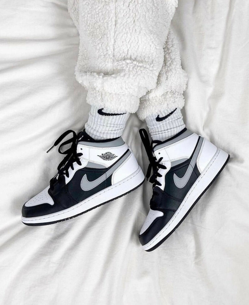 Nike Air Jordan 1 Mid White Shadow