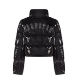 Trapstar Women's Irongate Detachable Hooded Puffer Jacket - Shiny Black