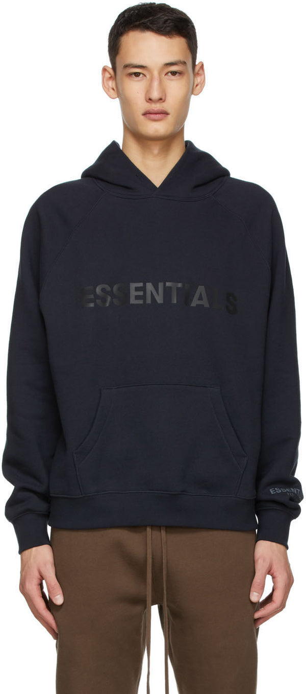 Fear Of God Essentials X SSENSE 3D Dark Navy Pullover Hoodie