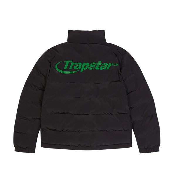 Trapstar Hyperdrive Puffer Jacket - Black/Green