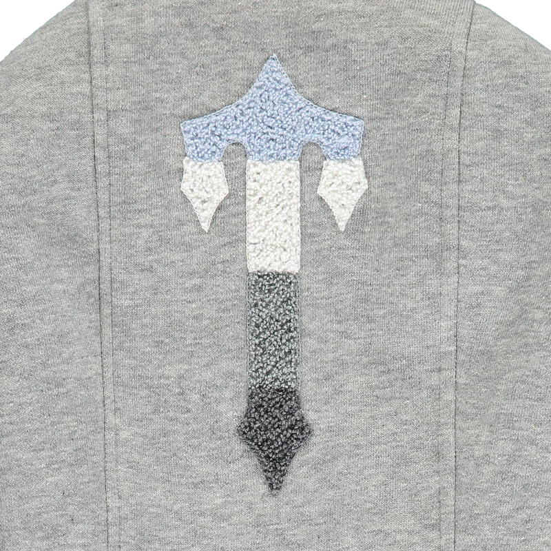 Trapstar Chenille Decoded 2.0 Hooded Tracksuit - Grey/ Ice Blue