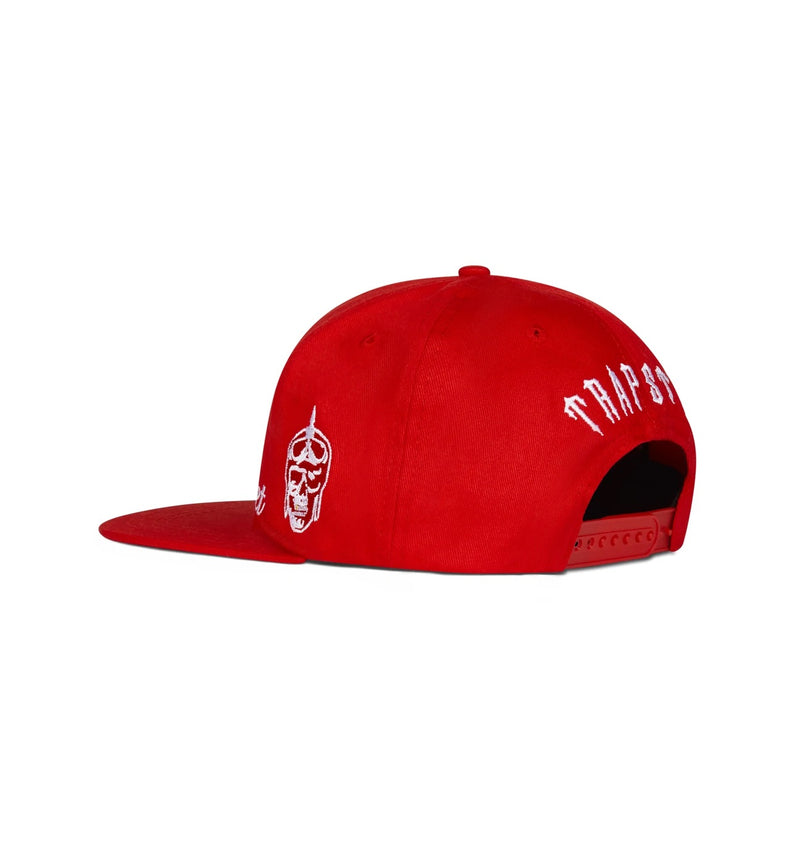 Trapstar Championship Snapback - Red/White