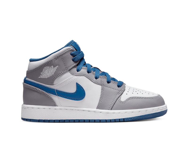 Nike Air Jordan 1 Mid Cement True Blue