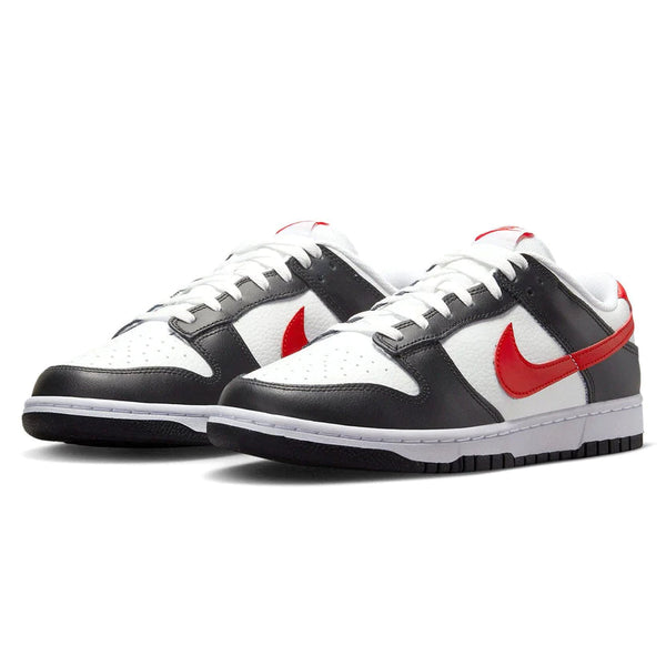 Nike Dunk Low Black White Red