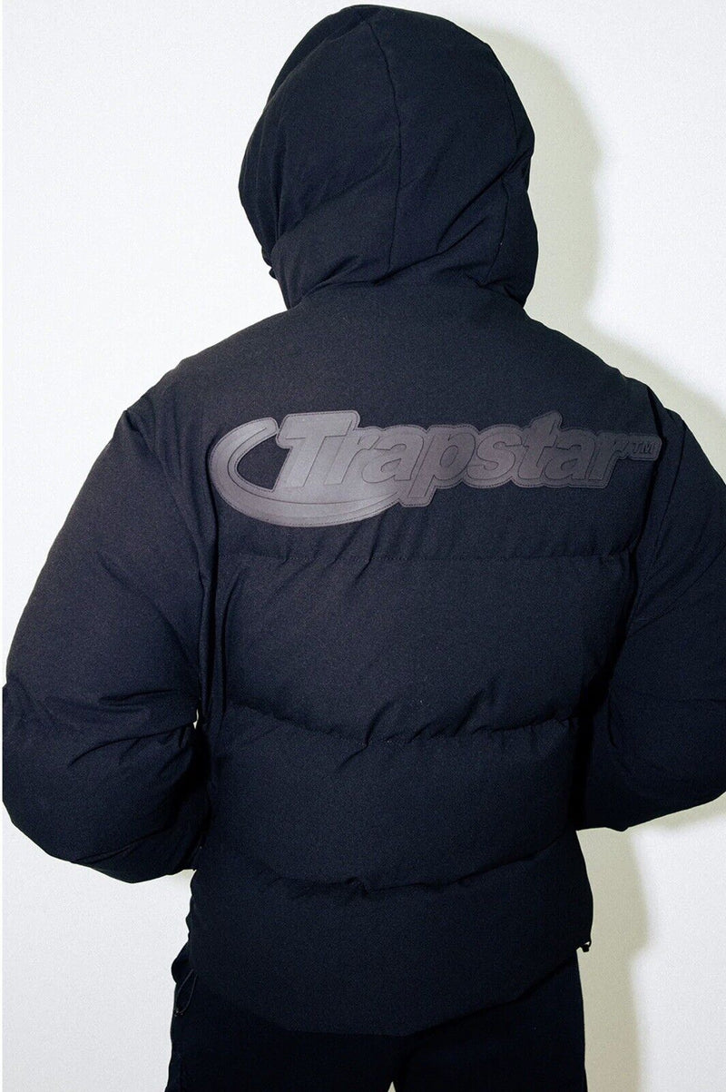 Trapstar Hyperdrive Technical Puffer Jacket - Black / White