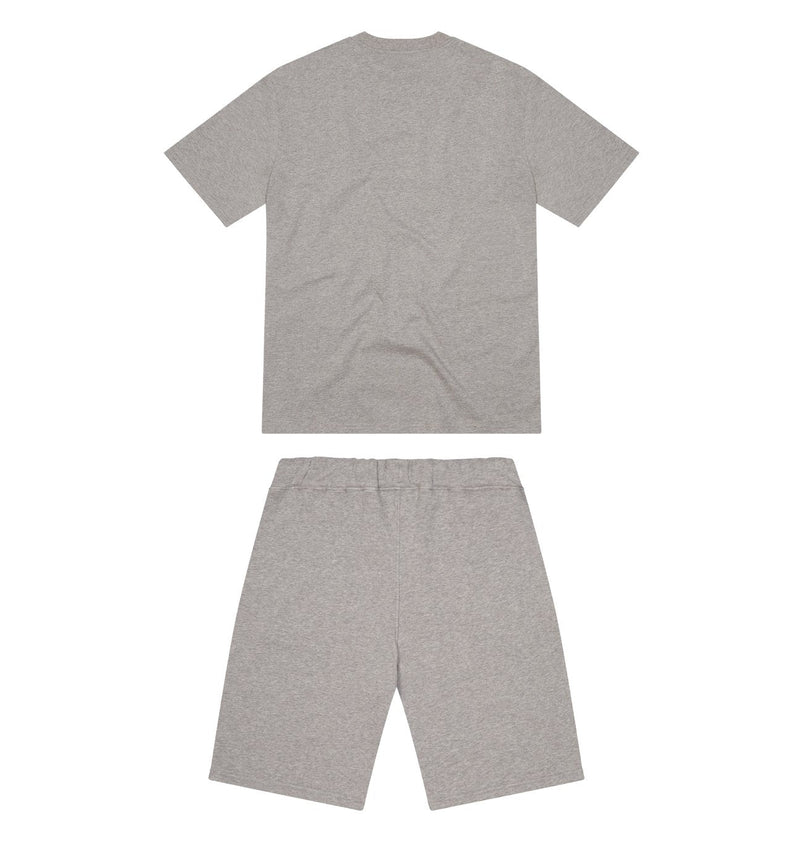 Trapstar Chenille Decoded Short Set - Grey Ice Flavours 2.0 Edition