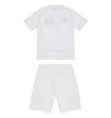 Trapstar Chenille Decoded Short Set - White/Green