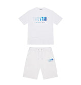 Trapstar Chenille Decoded Short Set - White Ice Flavours 2.0 Edition