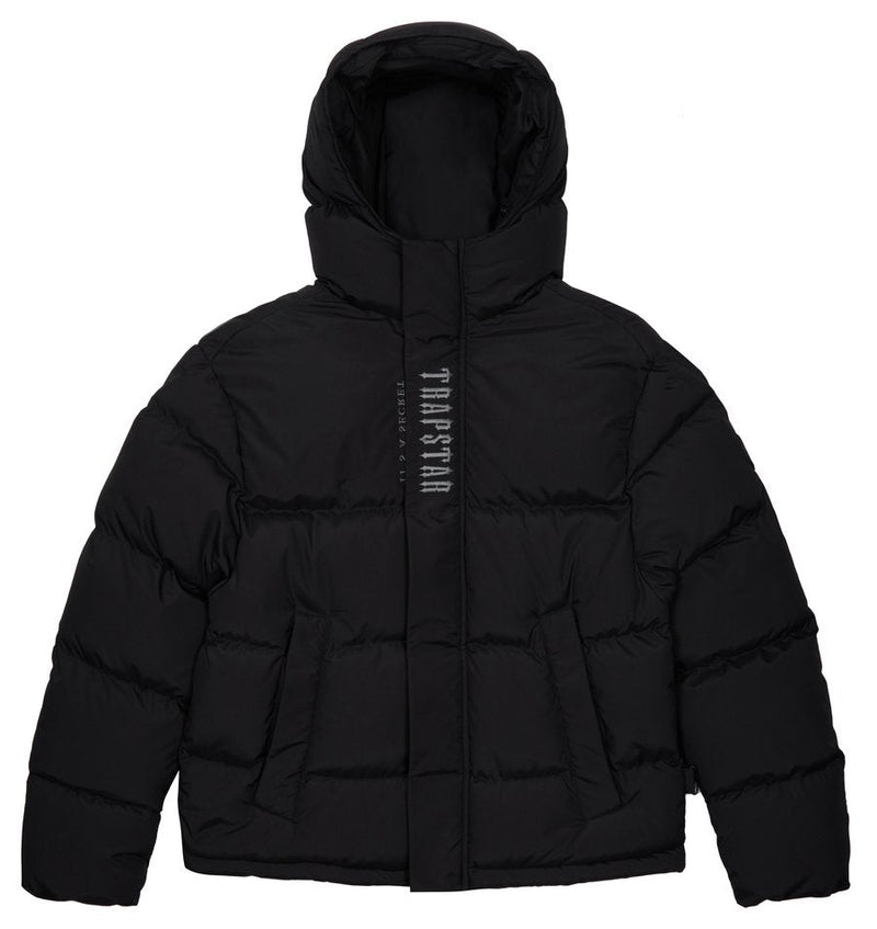 Trapstar Decoded Hooded Puffer Jacket 2.0 - Black