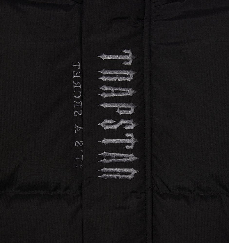 Trapstar Decoded Hooded Puffer Jacket 2.0 - Black