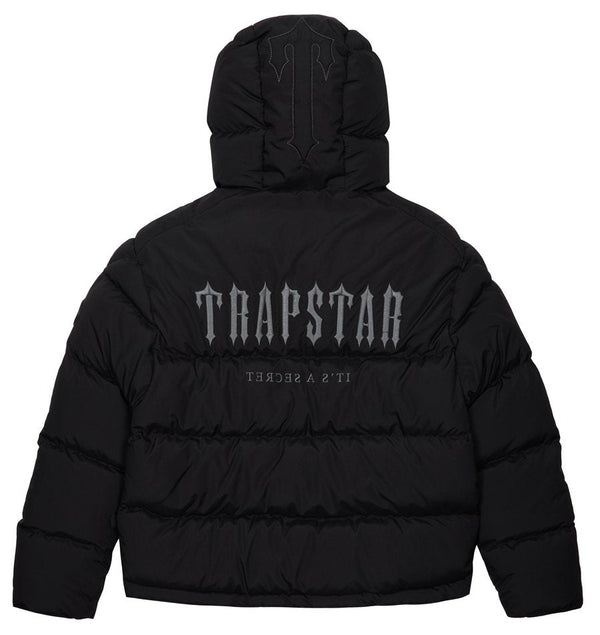 Trapstar Decoded Hooded Puffer Jacket 2.0 - Black